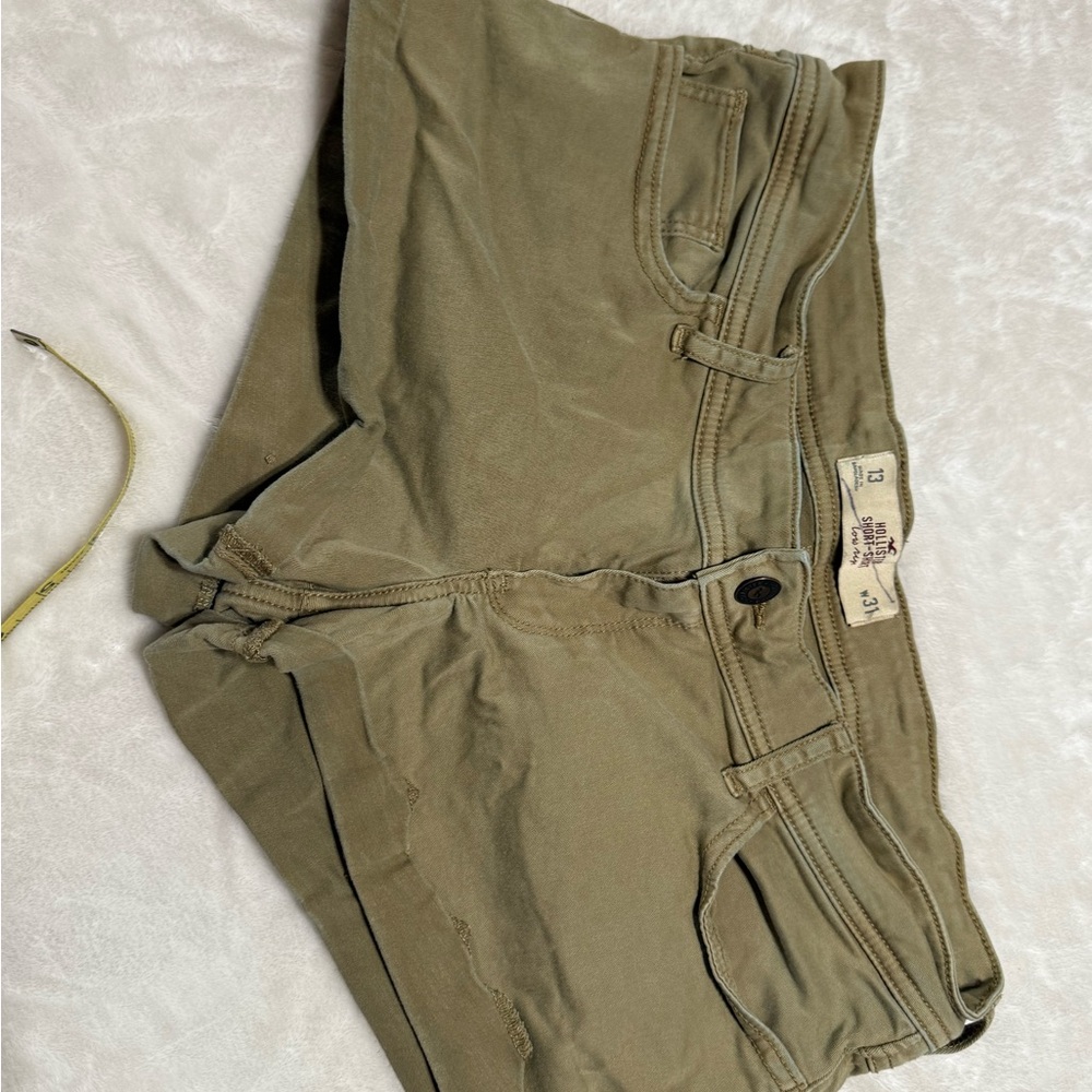 Hollister Green Skorts Casual Utility Style